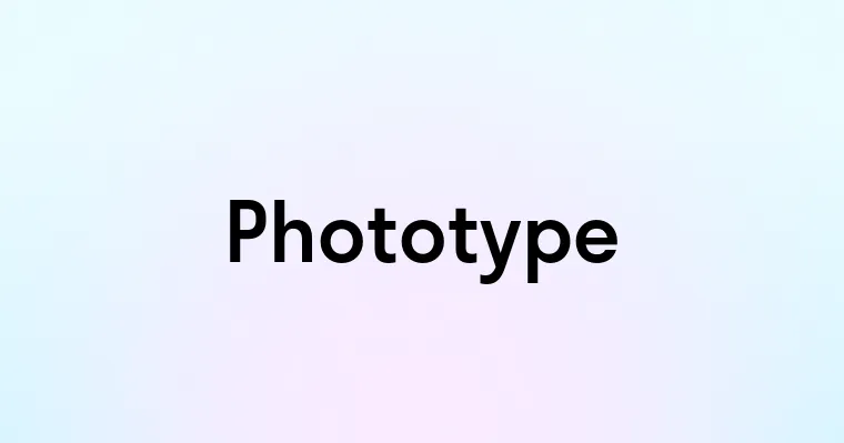 Phototype