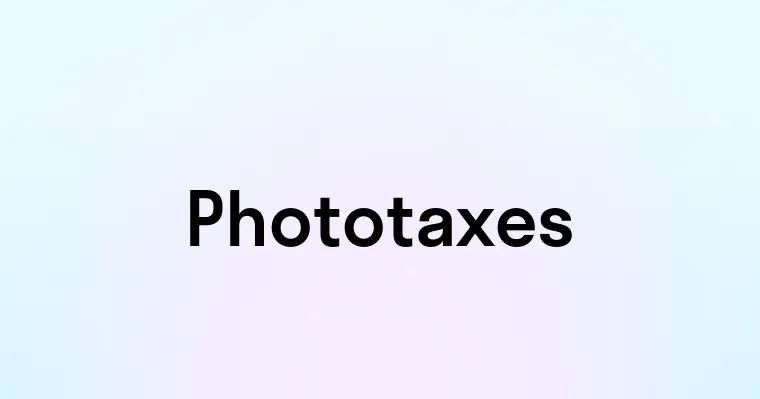 Phototaxes