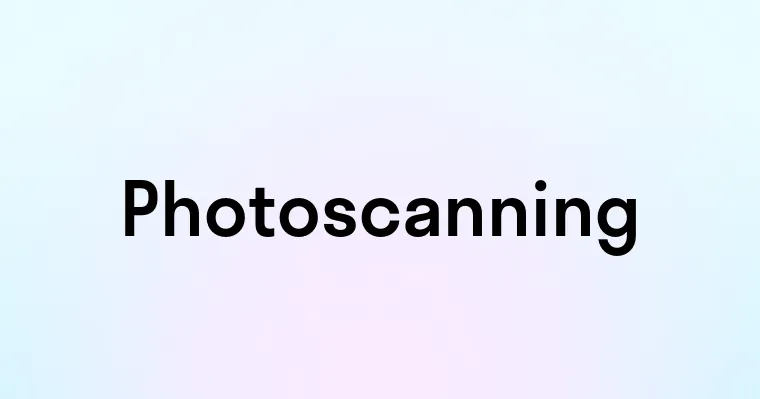 Photoscanning