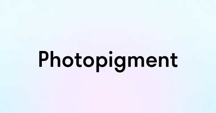 Photopigment