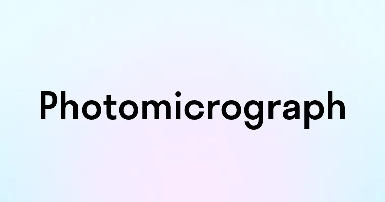 Photomicrograph