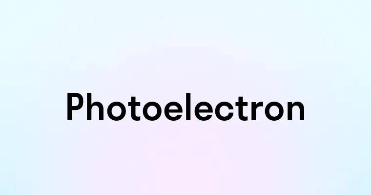 Photoelectron