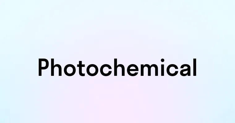 Photochemical