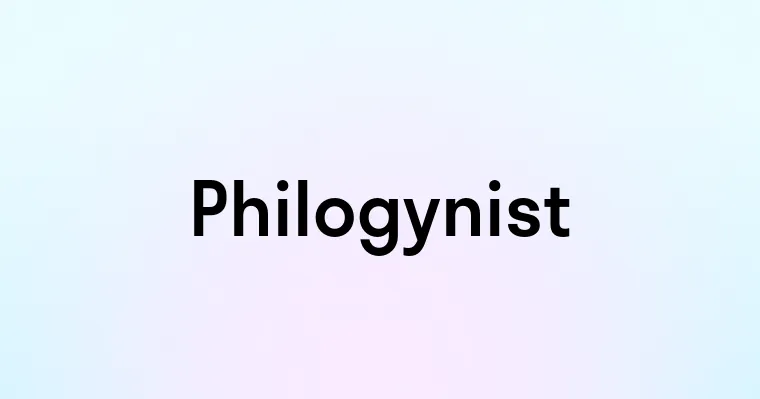 Philogynist