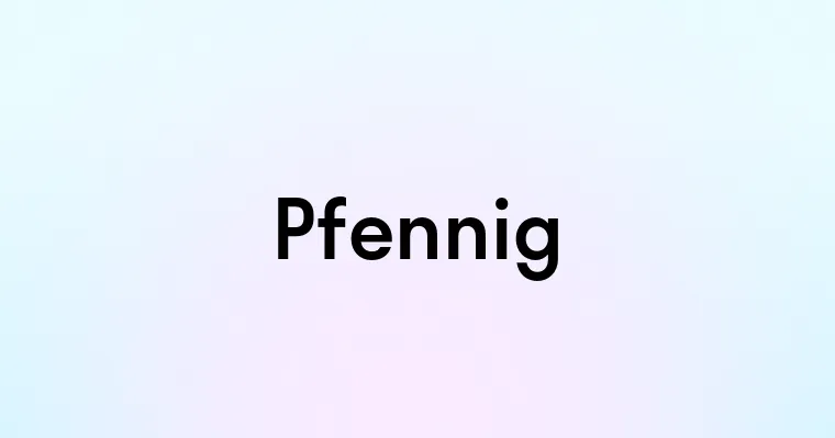 Pfennig