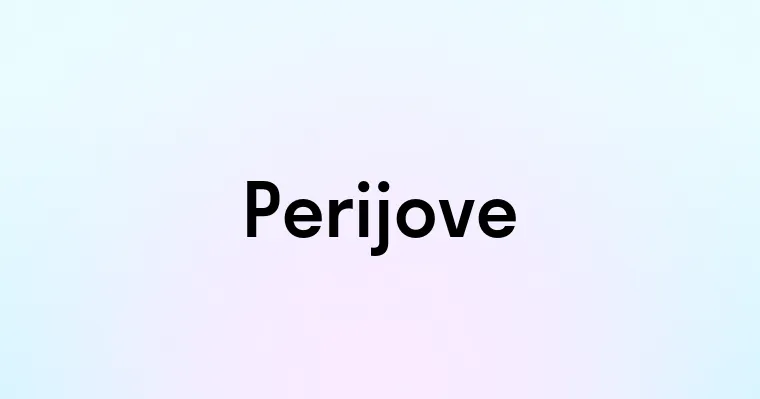 Perijove