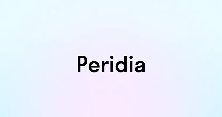 Peridia