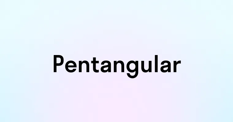 Pentangular