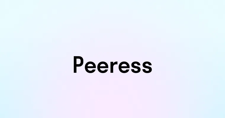 Peeress