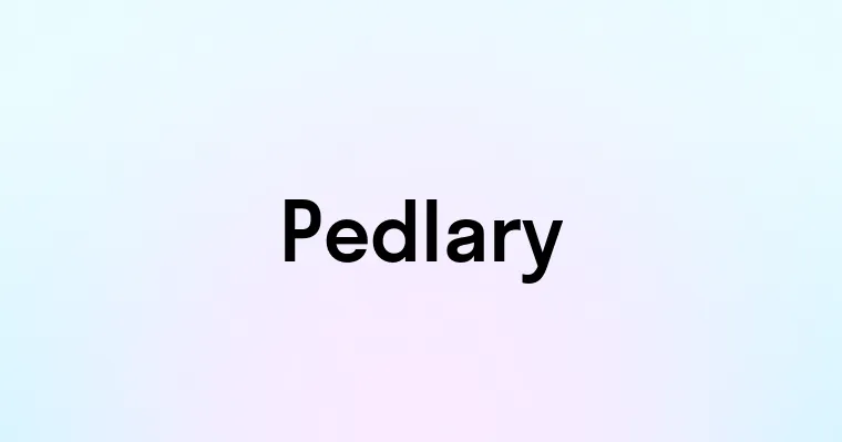 Pedlary