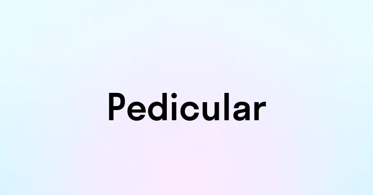 Pedicular