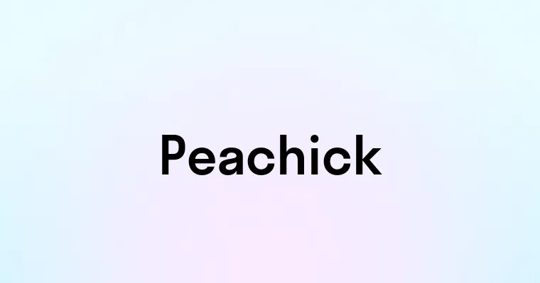 Peachick