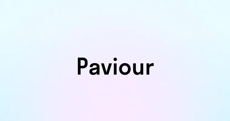 Paviour