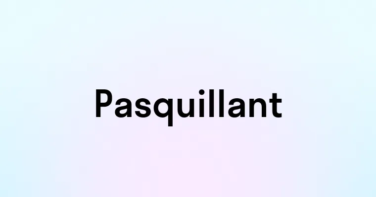 Pasquillant