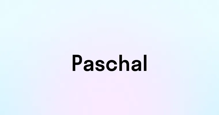 Paschal