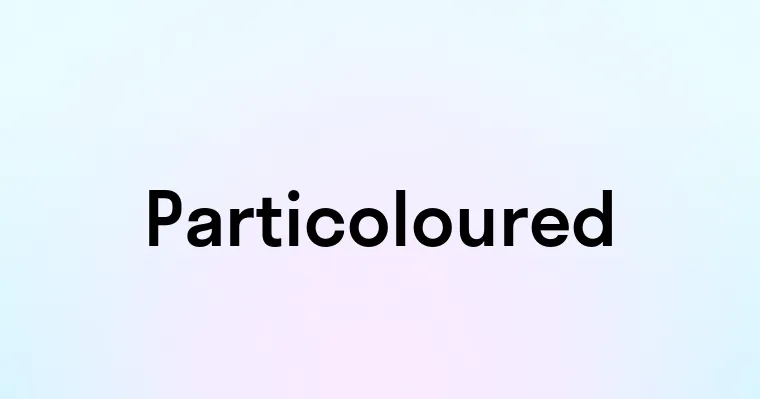 Particoloured