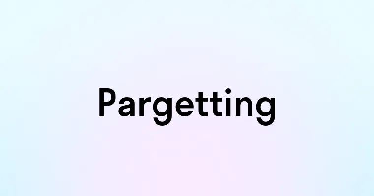 Pargetting