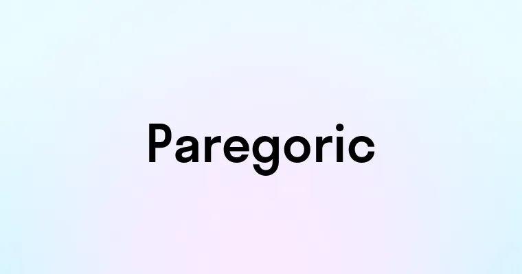 Paregoric