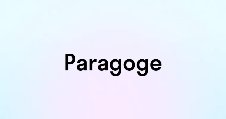 Paragoge