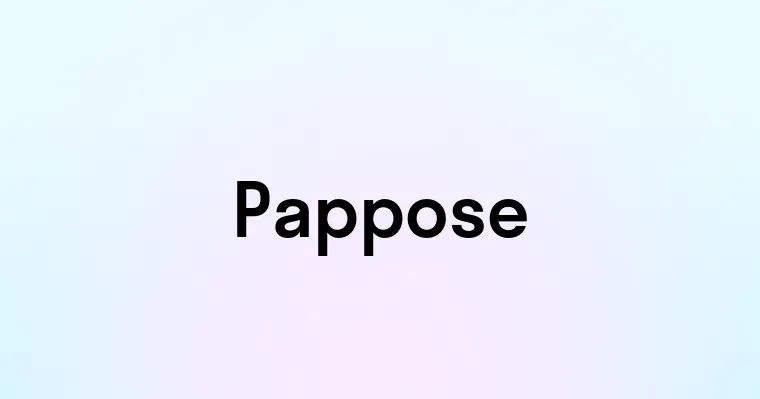 Pappose