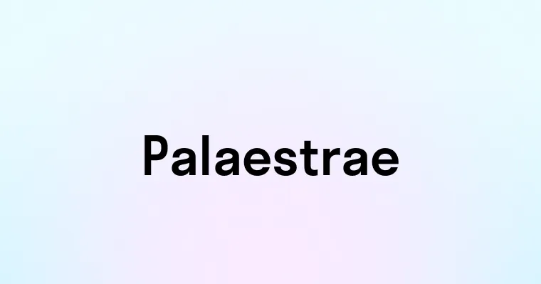 Palaestrae