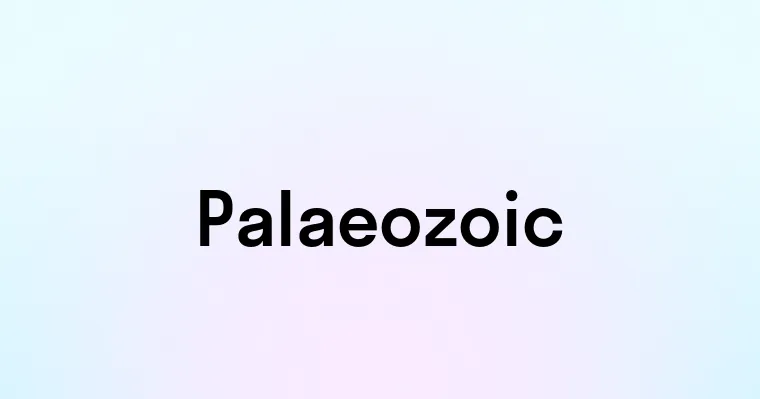 Palaeozoic