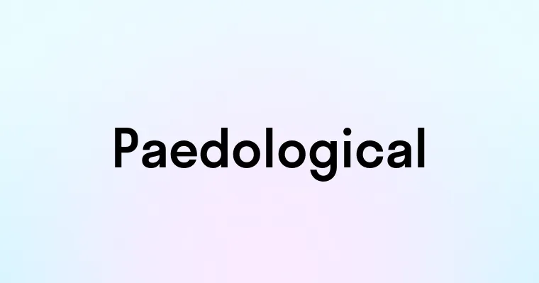 Paedological