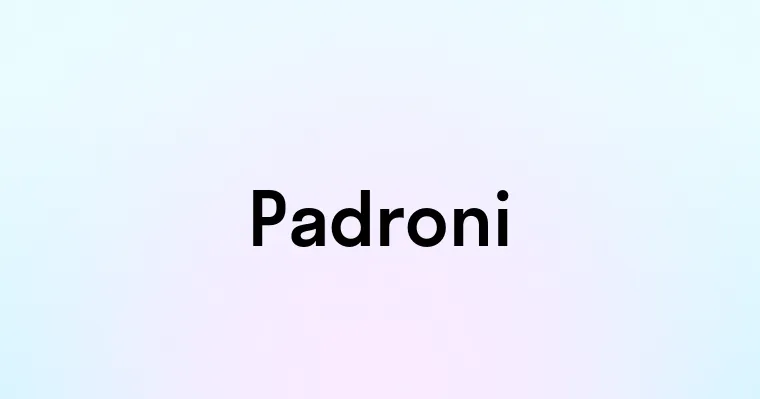 Padroni