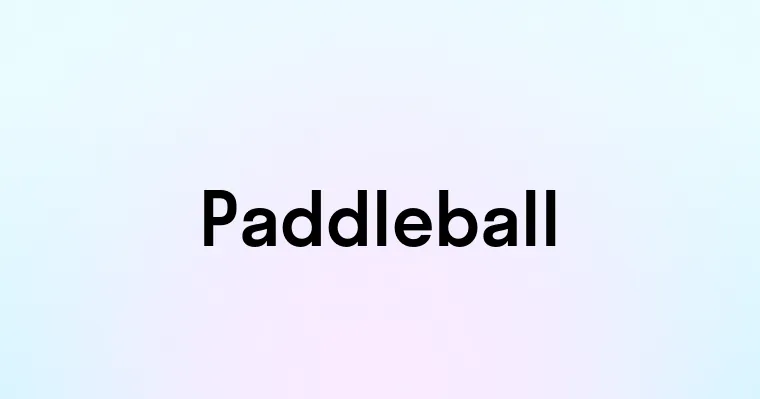 Paddleball