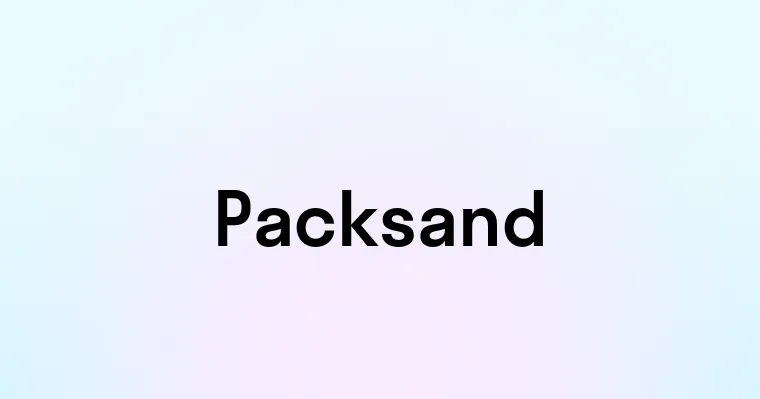 Packsand