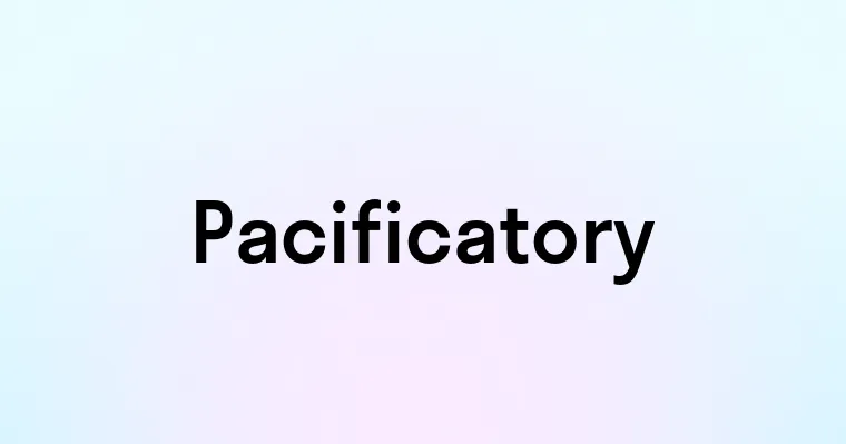 Pacificatory