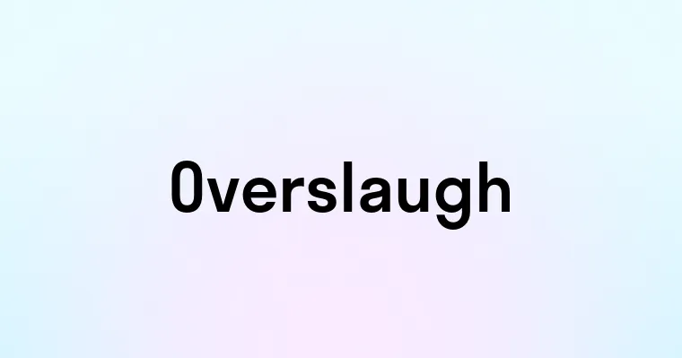 Overslaugh