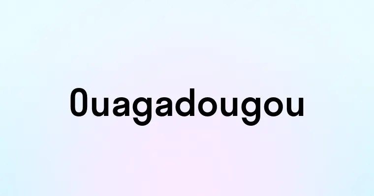 Ouagadougou