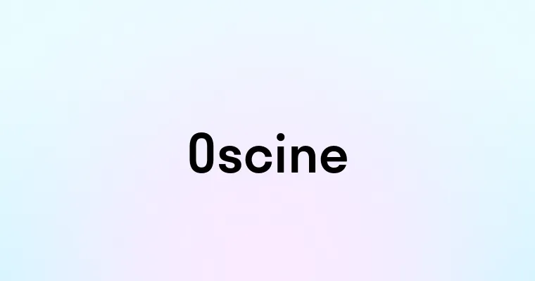 Oscine