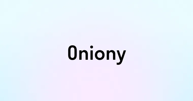 Oniony