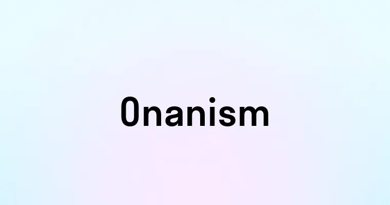 Onanism