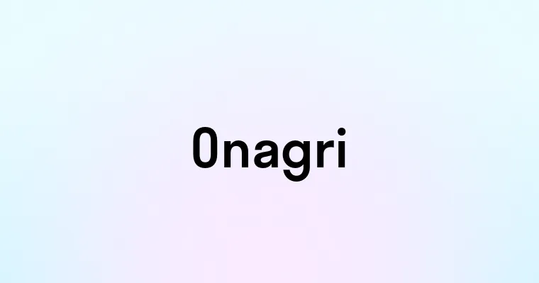 Onagri