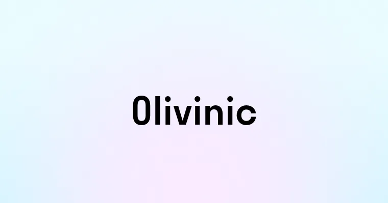 Olivinic