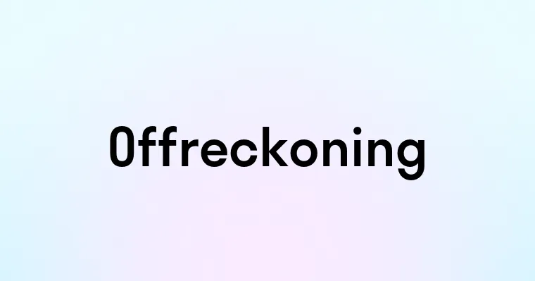 Offreckoning