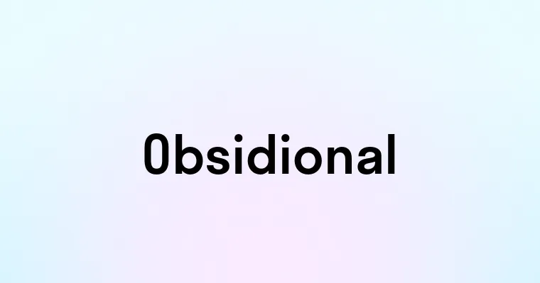 Obsidional