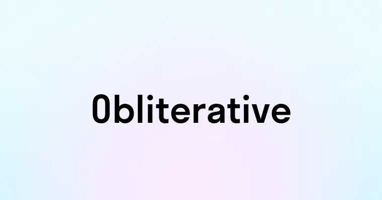 Obliterative