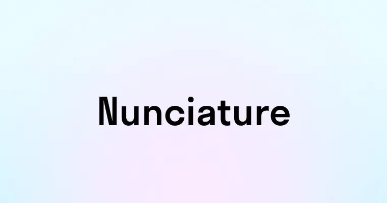 Nunciature