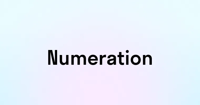 Numeration