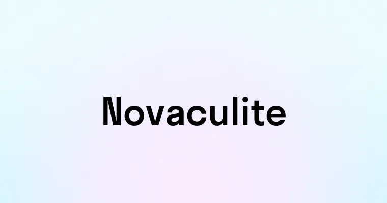 Novaculite