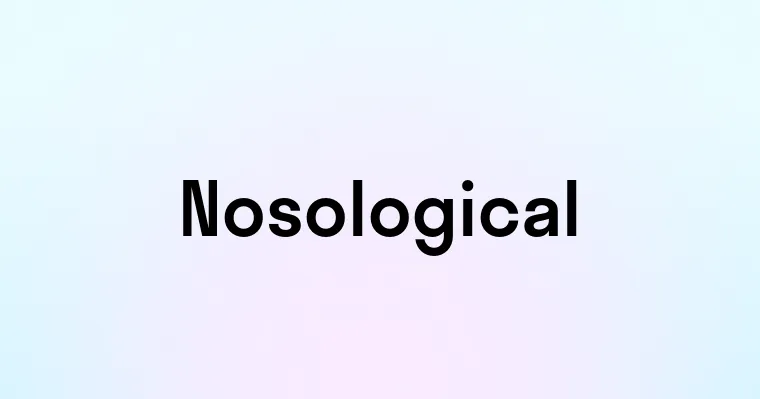 Nosological