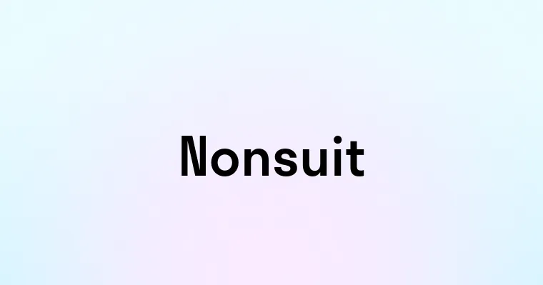 Nonsuit