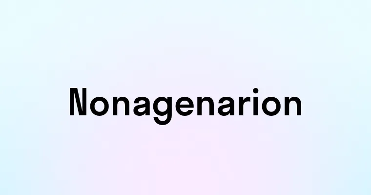 Nonagenarion