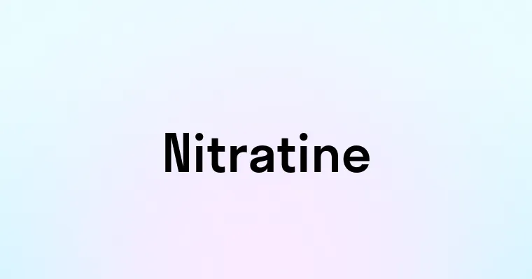 Nitratine