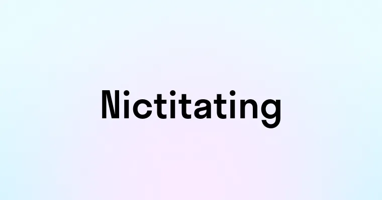 Nictitating