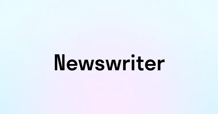 Newswriter